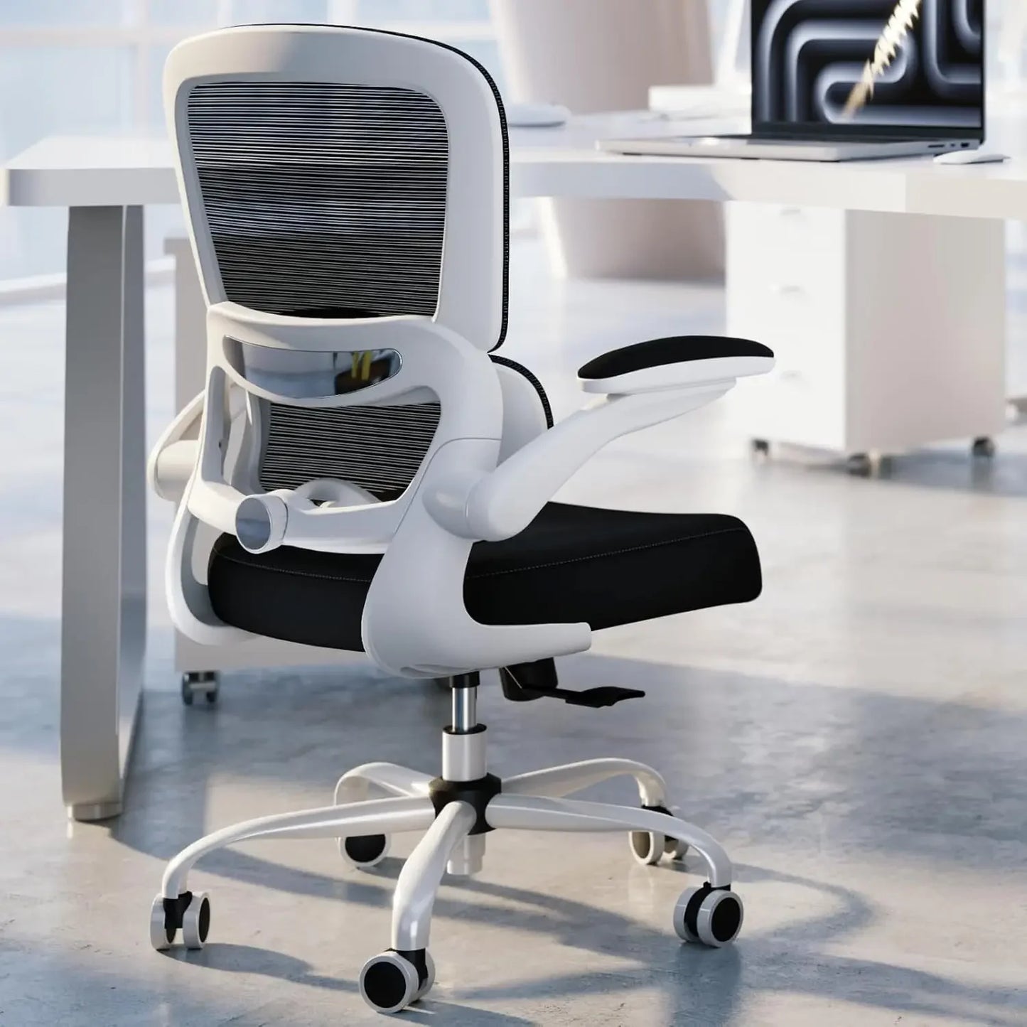 Office Chair - Ergonomic Desk Chair with Adjustable Lumbar Support, Executive Chairs for Home Office Comfortable Lumbar Support