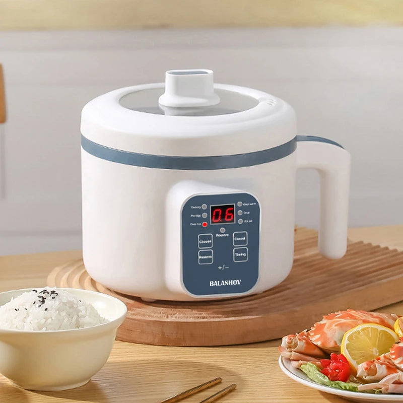 Electric Rice Cooker 110V/220V Multi cooker Single Double Layer Mini Non-Stick Smart Mechanical Hotpot for Kitchen and Home
