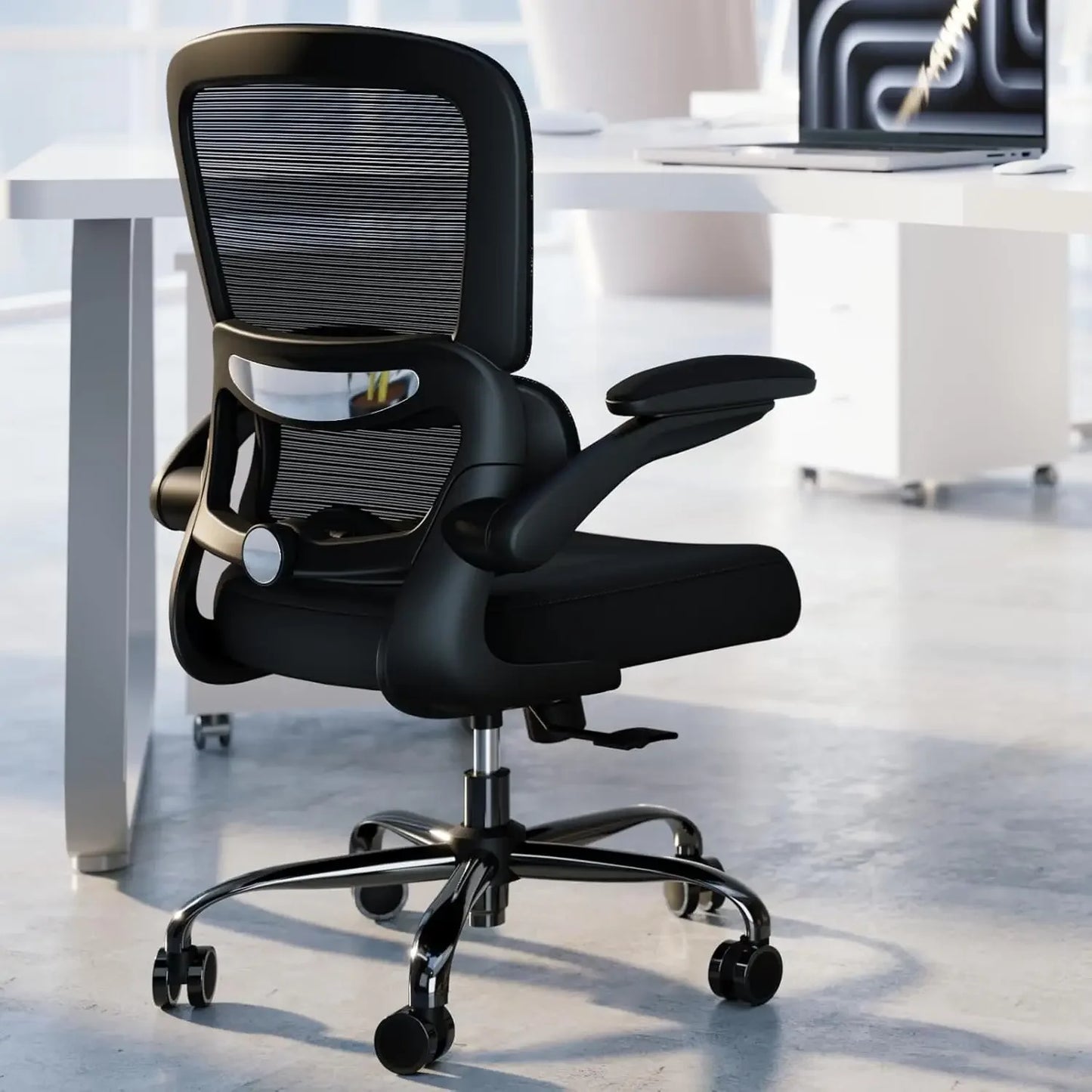 Office Chair - Ergonomic Desk Chair with Adjustable Lumbar Support, Executive Chairs for Home Office Comfortable Lumbar Support